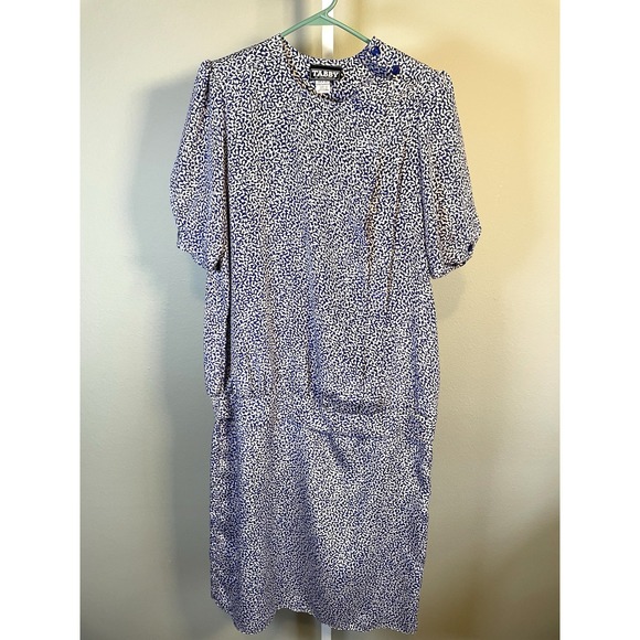 Tabby of California Dresses & Skirts - Vintage Tabby Dress 10 Evening Wear USA Blue White Grunge Costume Play Dress up